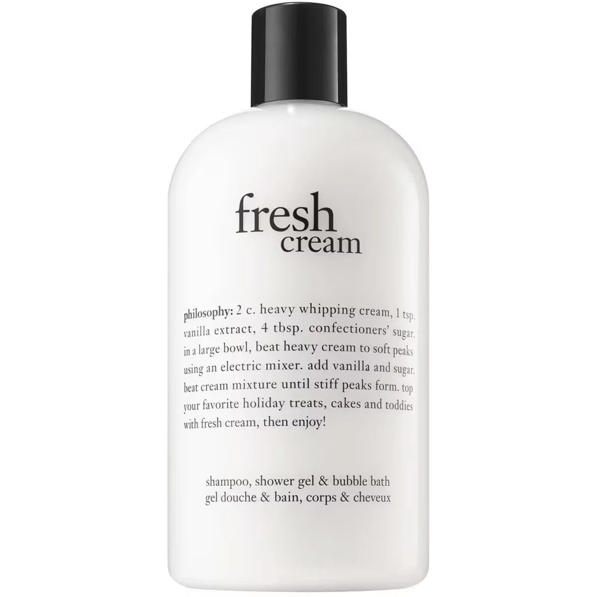 Gel de Ducha, Shampoo y Baño de Espuma Fresh Cream Philosophy