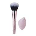 Dúo Brocha y Esponja para Rostro E.L.F. Cosmetics
