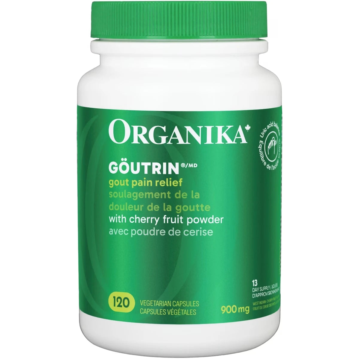 Goutrin en Cápsulas Vegetarianas Organika