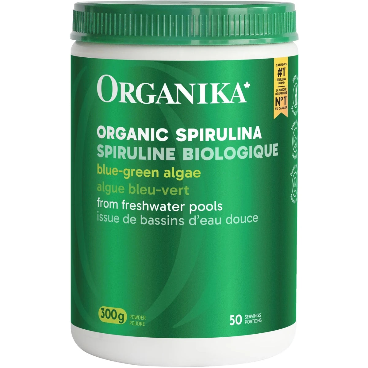 Suplemento Espirulina en Polvo Organika