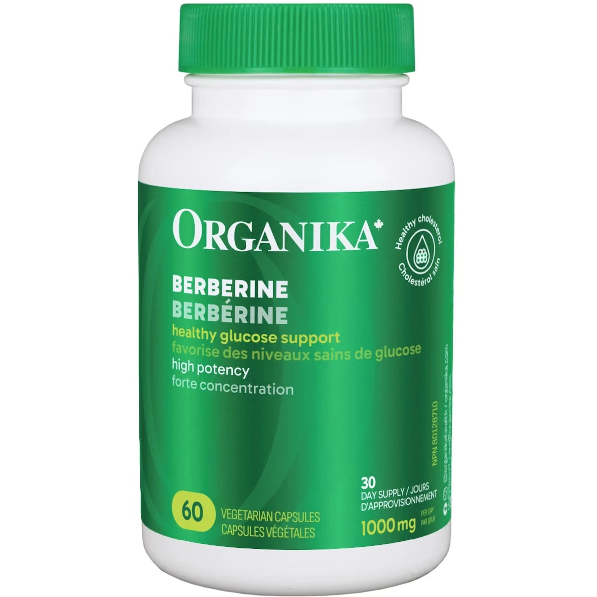 Cápsulas de Berberina 500 mg 60 unidades Organika