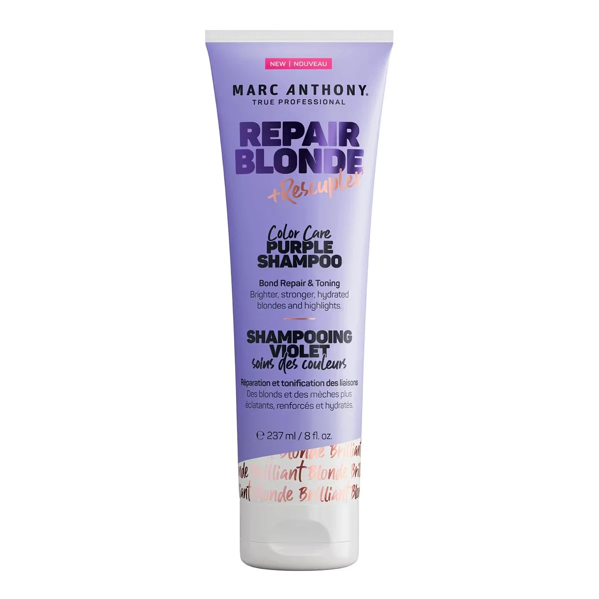 Shampoo Violeta Blonde Rescueplex Cuidado del Color 8 oz Marc Anthony