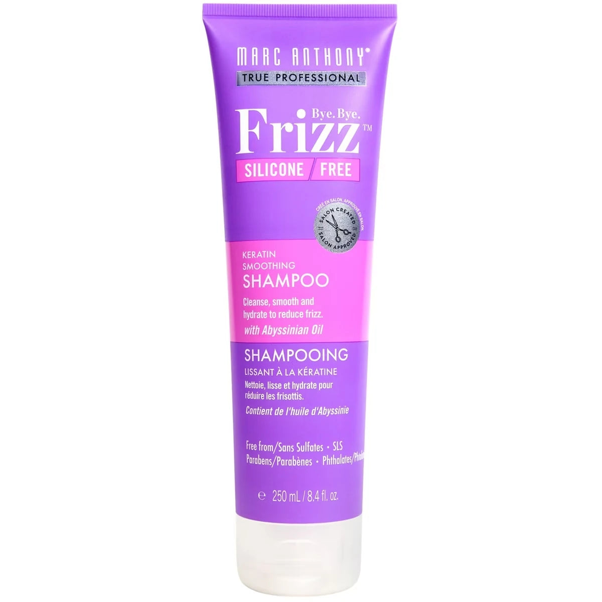 Shampoo Alisador Bye Bye Frizz con Queratina Marc Anthony