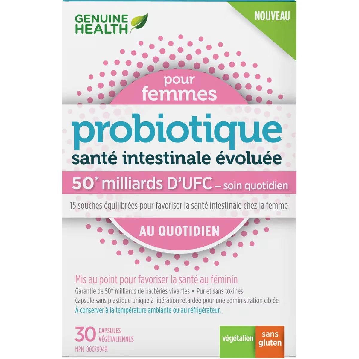 Probiótico Salud Intestinal Avanzada para Mujer Genuine Health