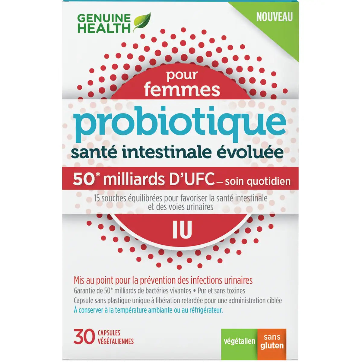 Probiótico Salud Intestinal Avanzada para Mujer Genuine Health