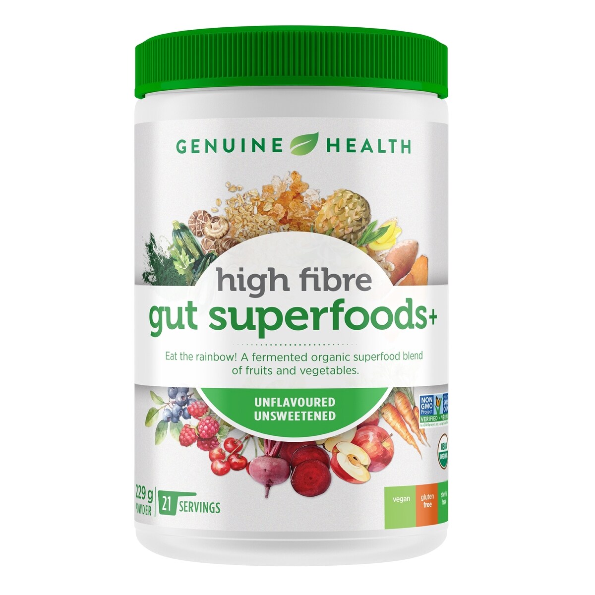 Superalimentos Fermentados Orgánicos para el Intestino Genuine Health