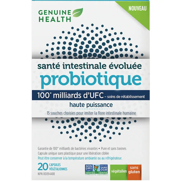 Probiótico Salud Intestinal Avanzada 20 Cápsulas Genuine Health