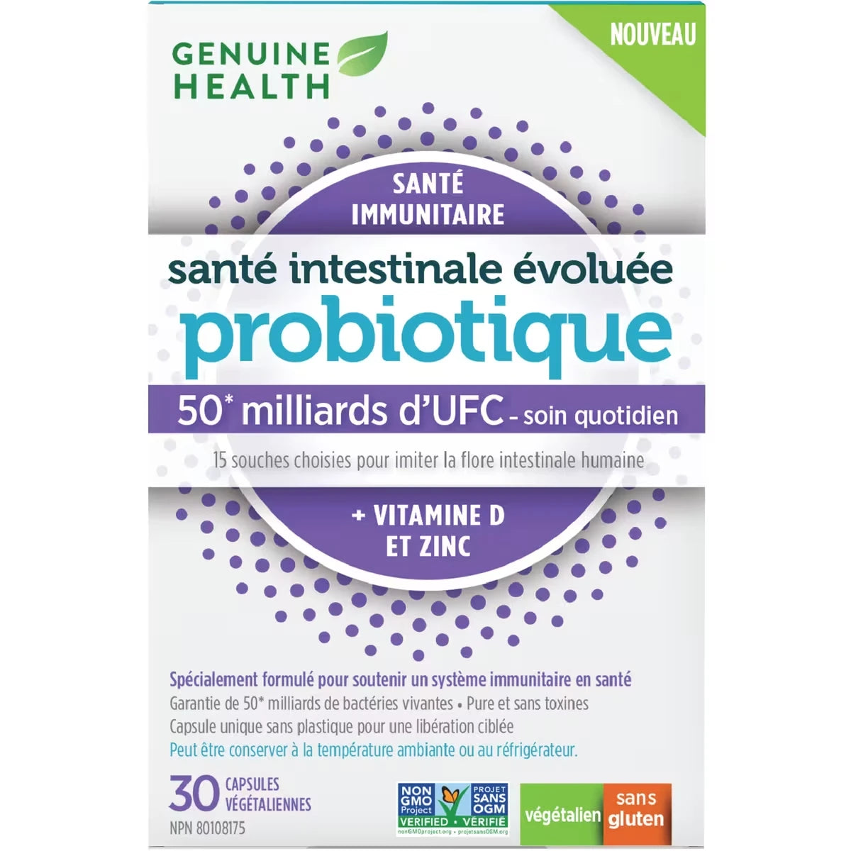 Vitamina D con Zinc Genuine Health