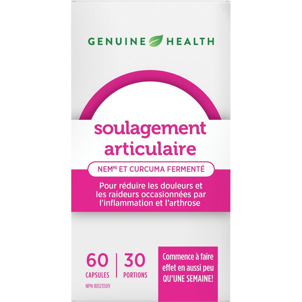Suplemento para Articulaciones con NEM y Cúrcuma Genuine Health