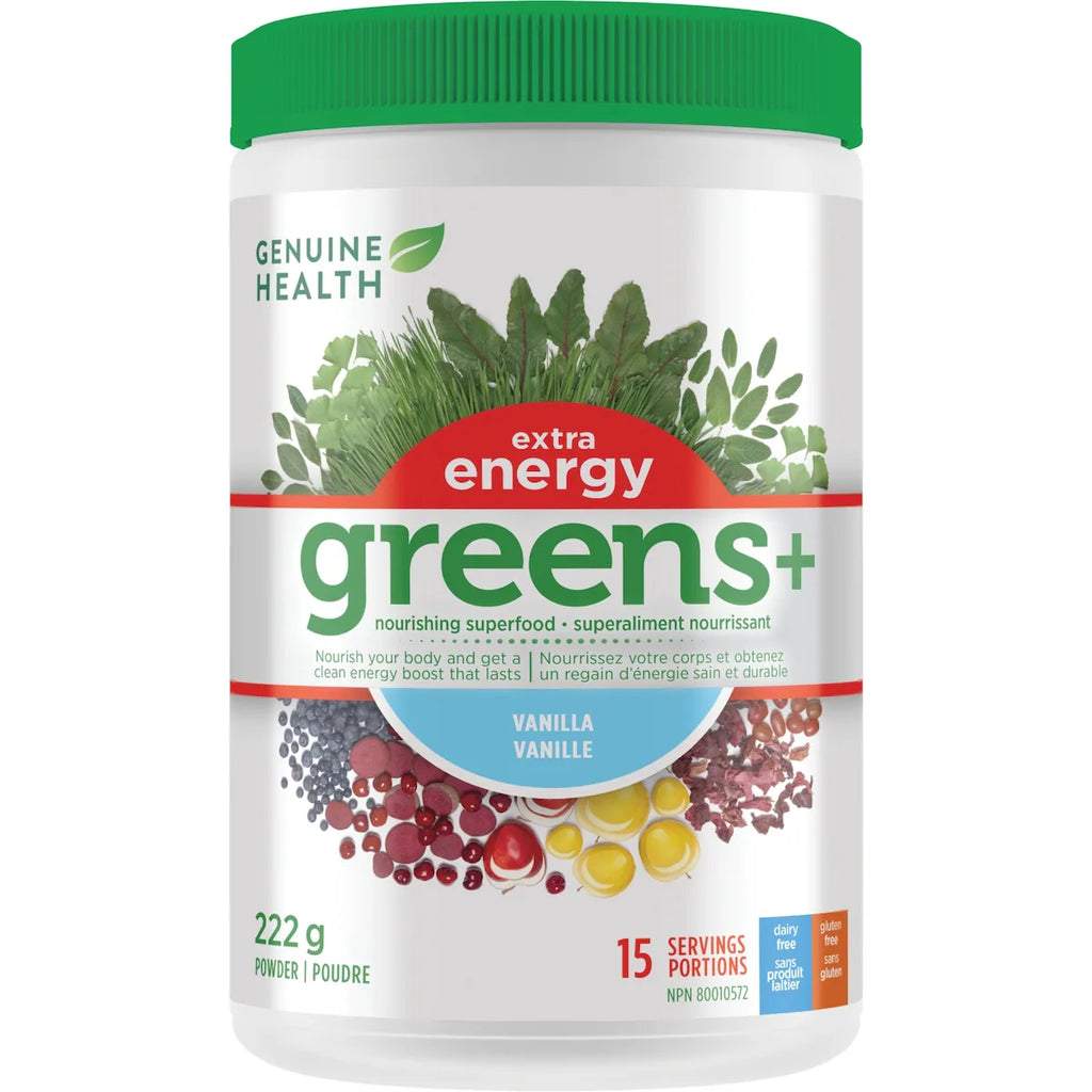 Suplemento en Polvo Greens+ Extra Energy Genuine Health · Único (1)