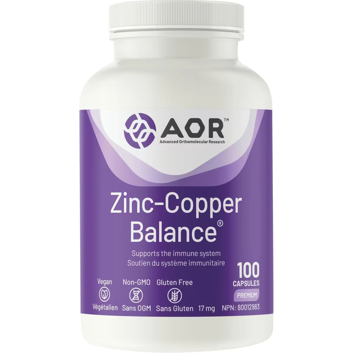 Suplemento de Zinc y Cobre AOR