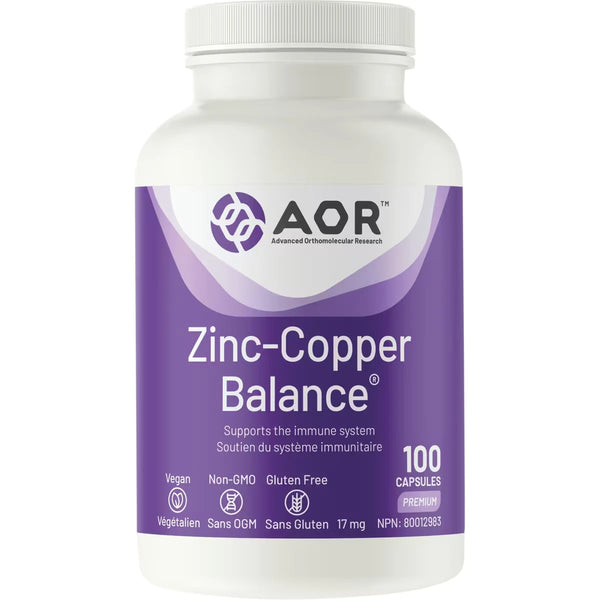 Suplemento de Zinc y Cobre AOR