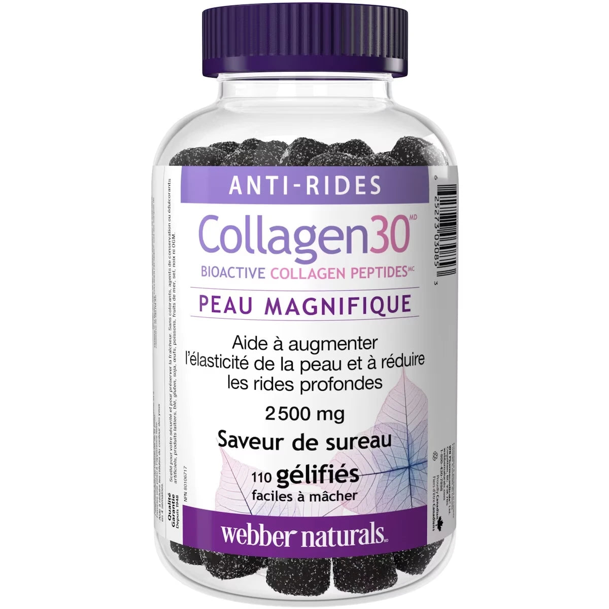 Colágeno Collagen30 Péptidos Bioactivos Saúco 2500 mg Webber