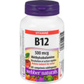 Vitamina B12 500 mcg Sabor Natural Cereza Webber