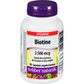 Suplemento de Biotina 2500 mcg Webber