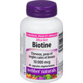 Suplemento Biotina Extra Fuerte 10.000 mcg Webber