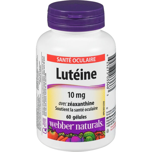 Suplemento de Luteína 10 mg Webber