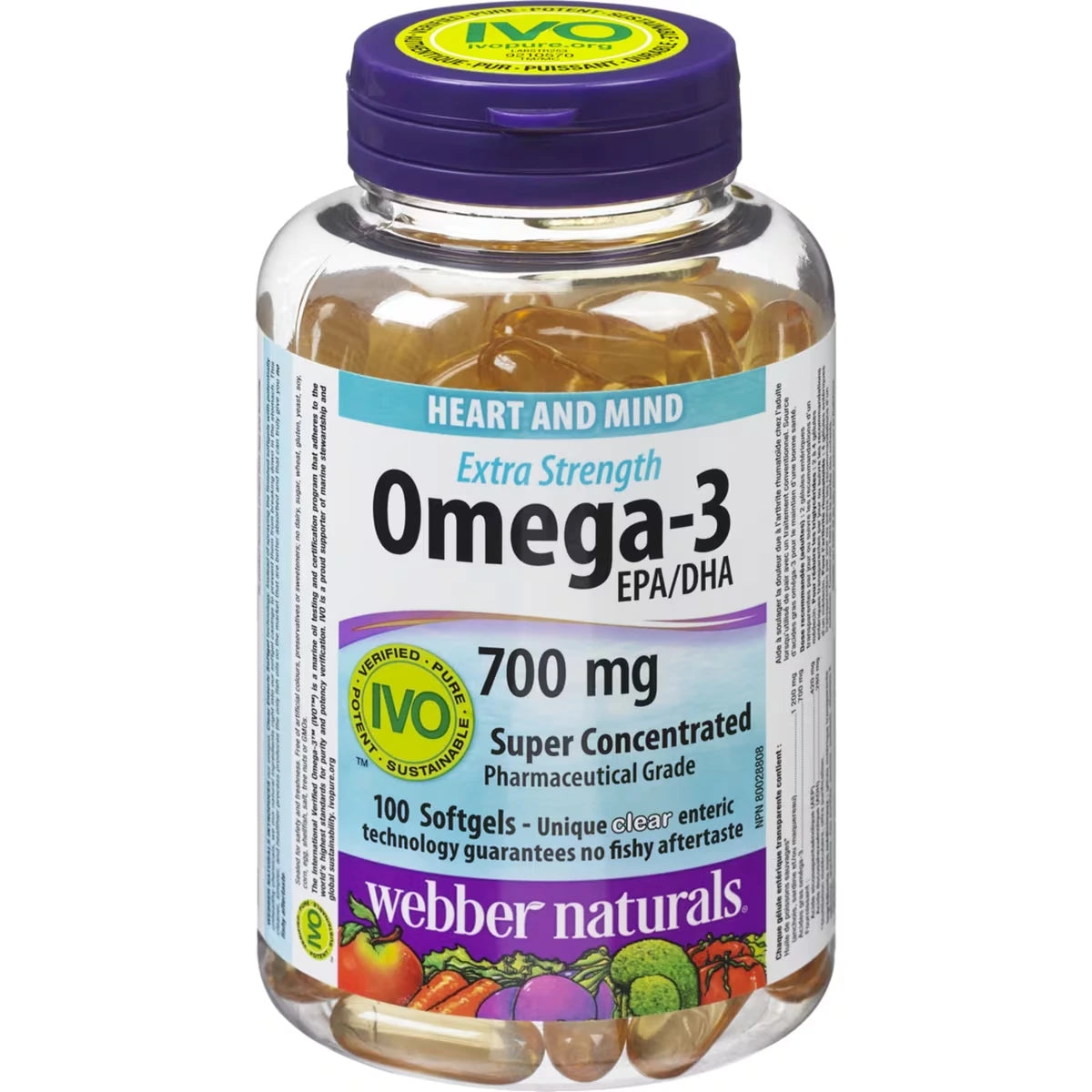 Omega-3 Ultra-fuerte AEP/ADH 700 mg Webber