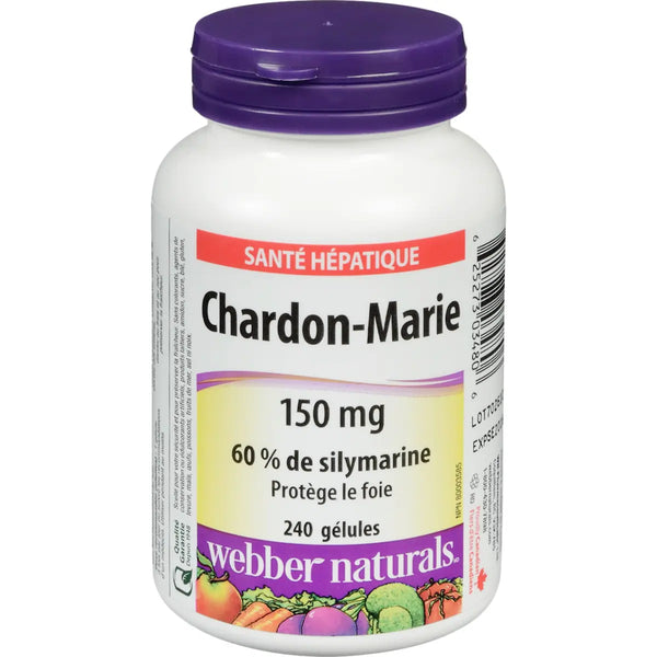 Cardo Mariano 60% Silimarina 150 mg Webber
