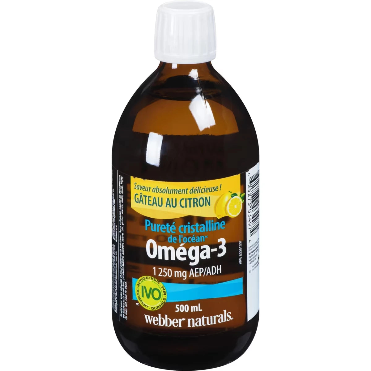 Omega 3 Pureza Cristalina Sabor Pastel de Limón 250 mg Webber
