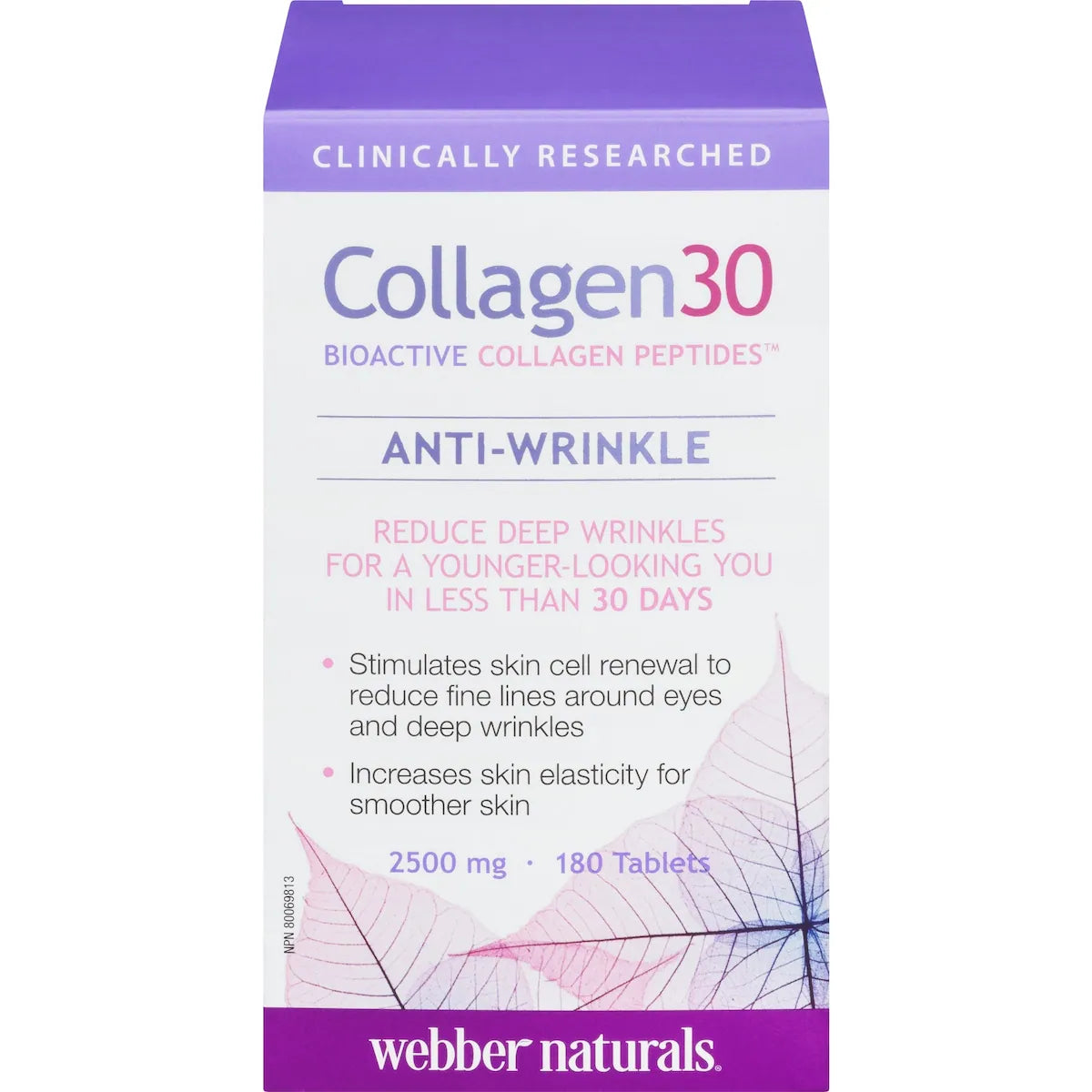 Colágeno Collagen30 Péptidos Bioactivos 2500 mg Webber