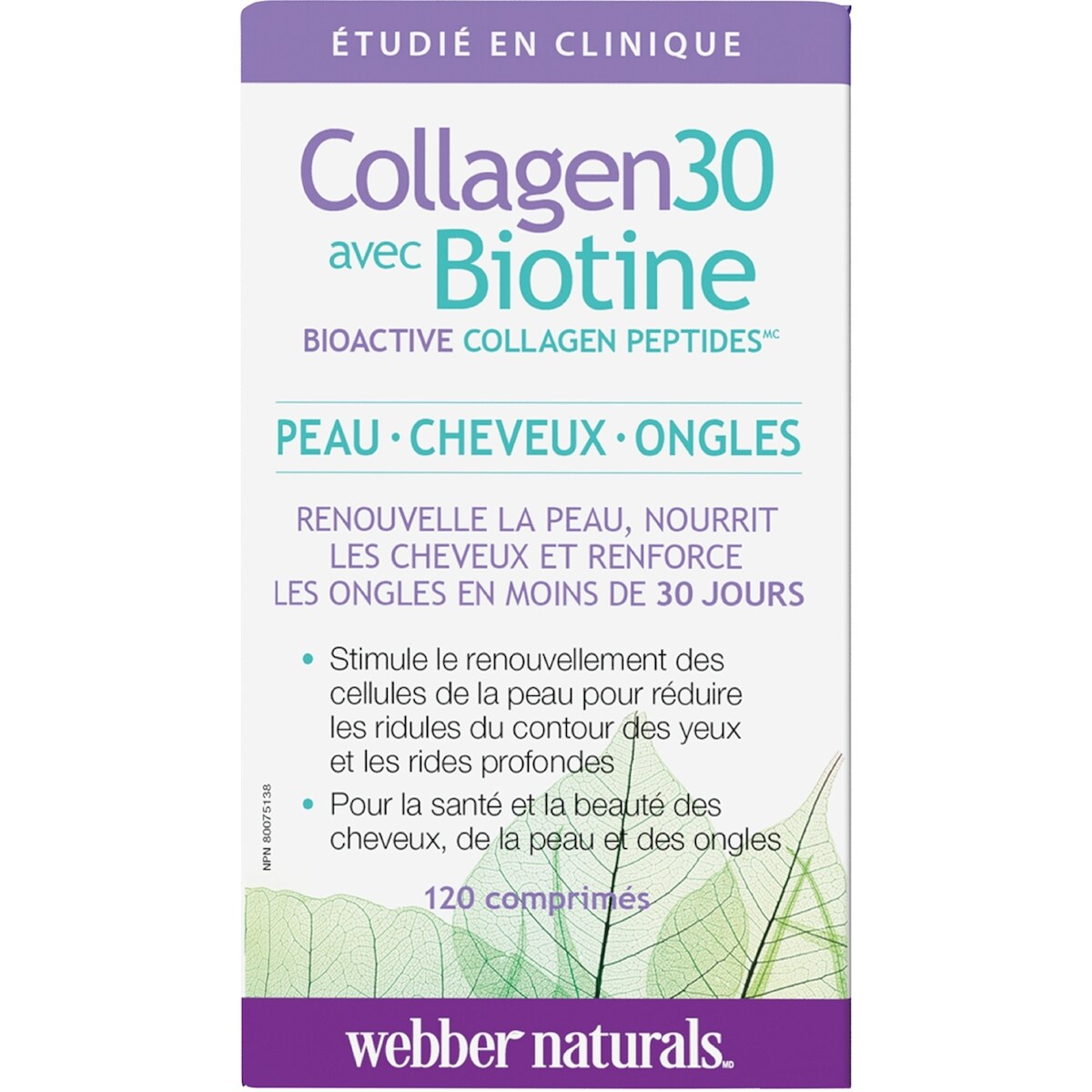 Colágeno Collagen30 con Biotina y Péptidos Webber