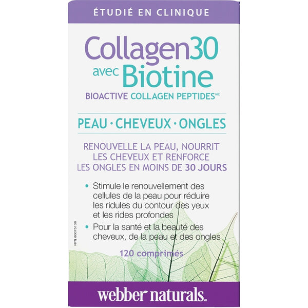 Colágeno Collagen30 con Biotina y Péptidos Webber