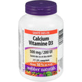 Suplemento de Calcio 500 mg con Vitamina D Webber