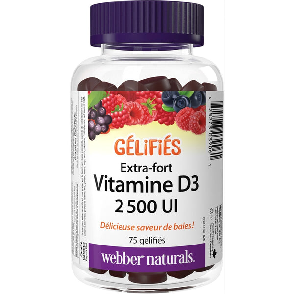 Vitamina D 2 500 UI Extra-fuerte Webber