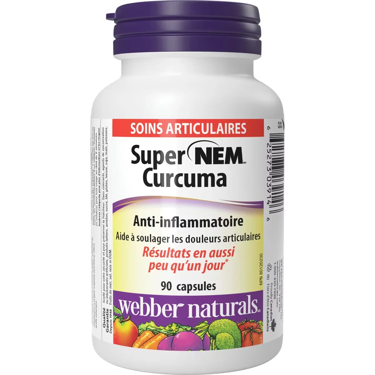 Suplemento Super NEM(MD) Cúrcuma Webber