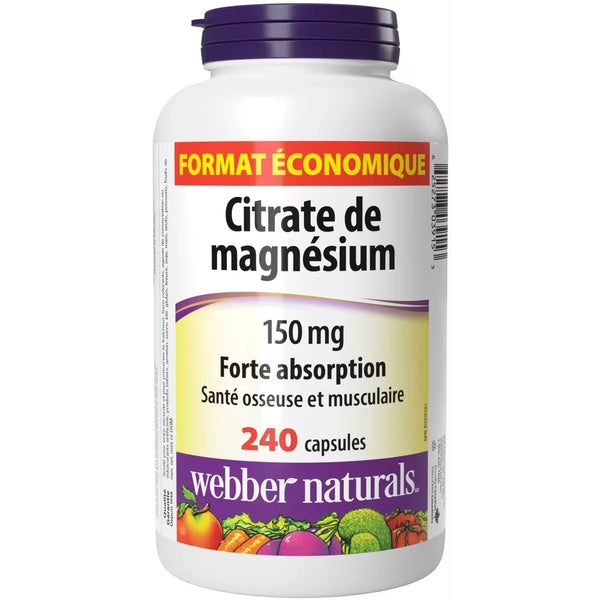 Citrato de Magnesio 150 mg Webber