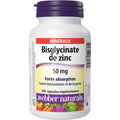 Suplemento de Bisglicinato de Zinc 50 mg Webber