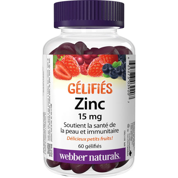Suplemento de Zinc 15 mg Webber