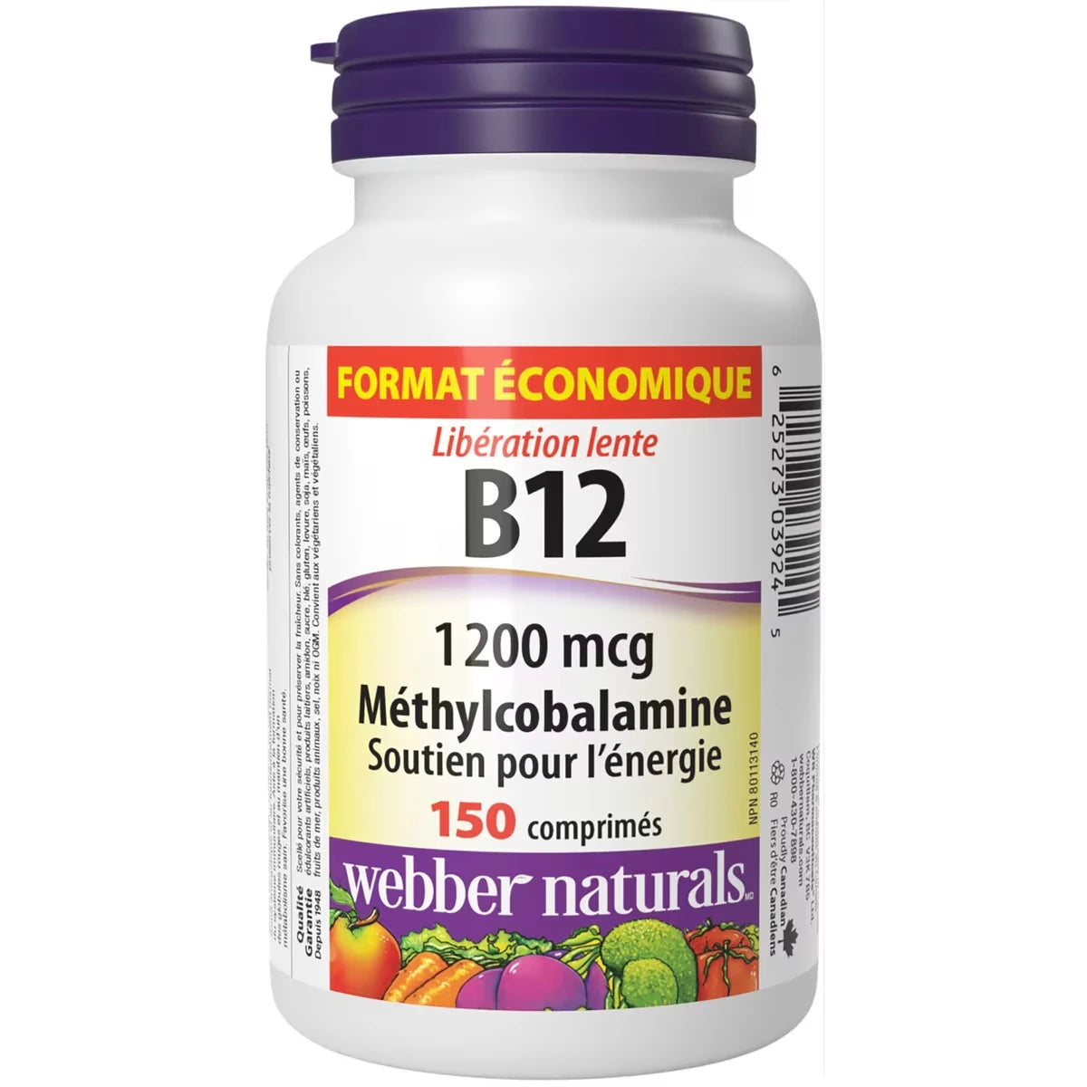 Vitamina B12 de Liberación Lenta Webber