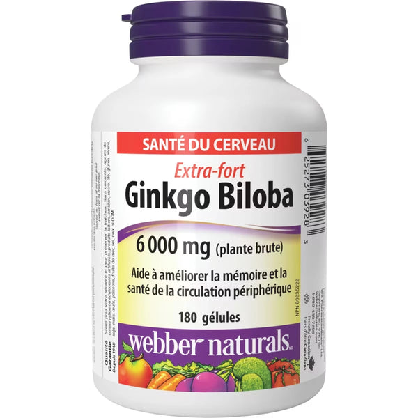 Ginkgo Biloba Extra Fuerte 6000 mg Webber