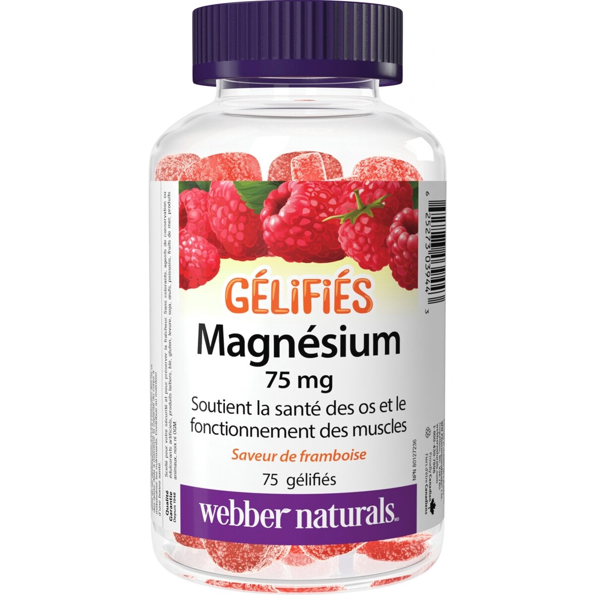 Magnesio Gomitas 75 mg Webber