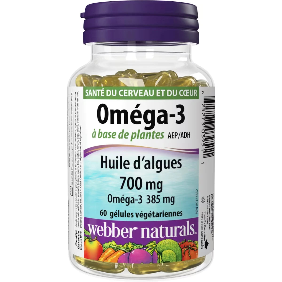 Suplemento Omega-3 de Origen Vegetal Webber