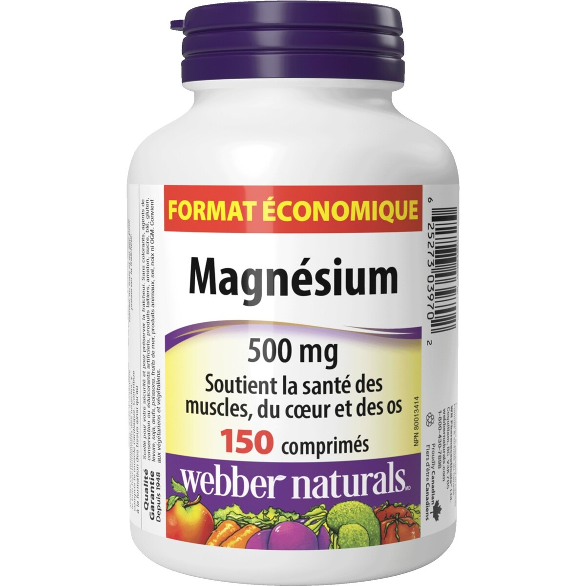 Magnesio 500 mg Webber