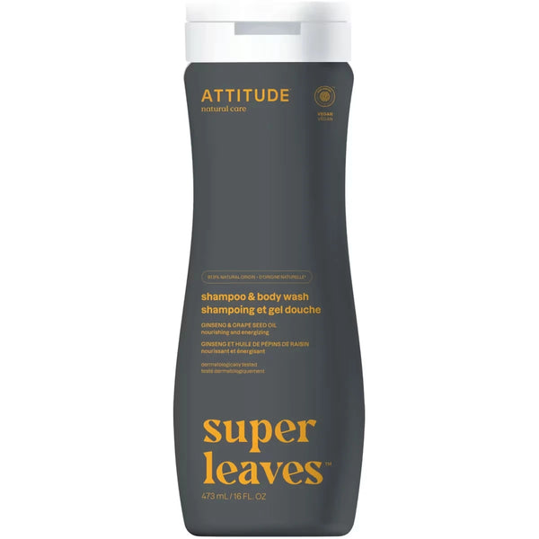 Shampoo y Gel de Ducha Super Leaves Hombre Sport Attitude