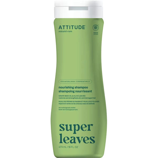 Shampoo Super Leaves - Nutritivo y Fortificante Attitude