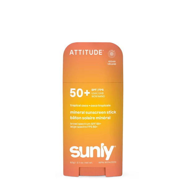 Protector Solar Mineral en Barra Rostro y Cuerpo Attitude