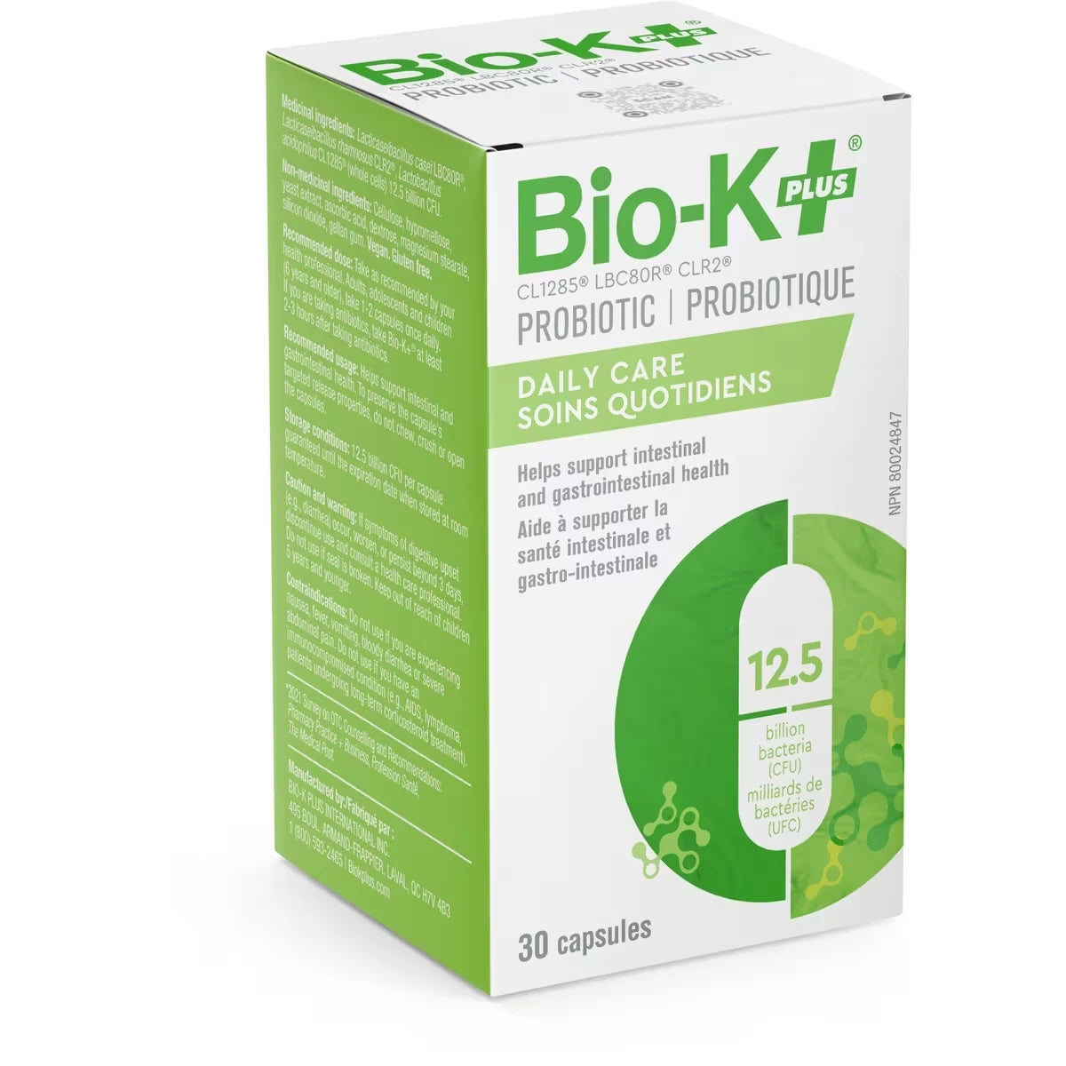 Probiótico Diario 12.500 Millones Bio-K