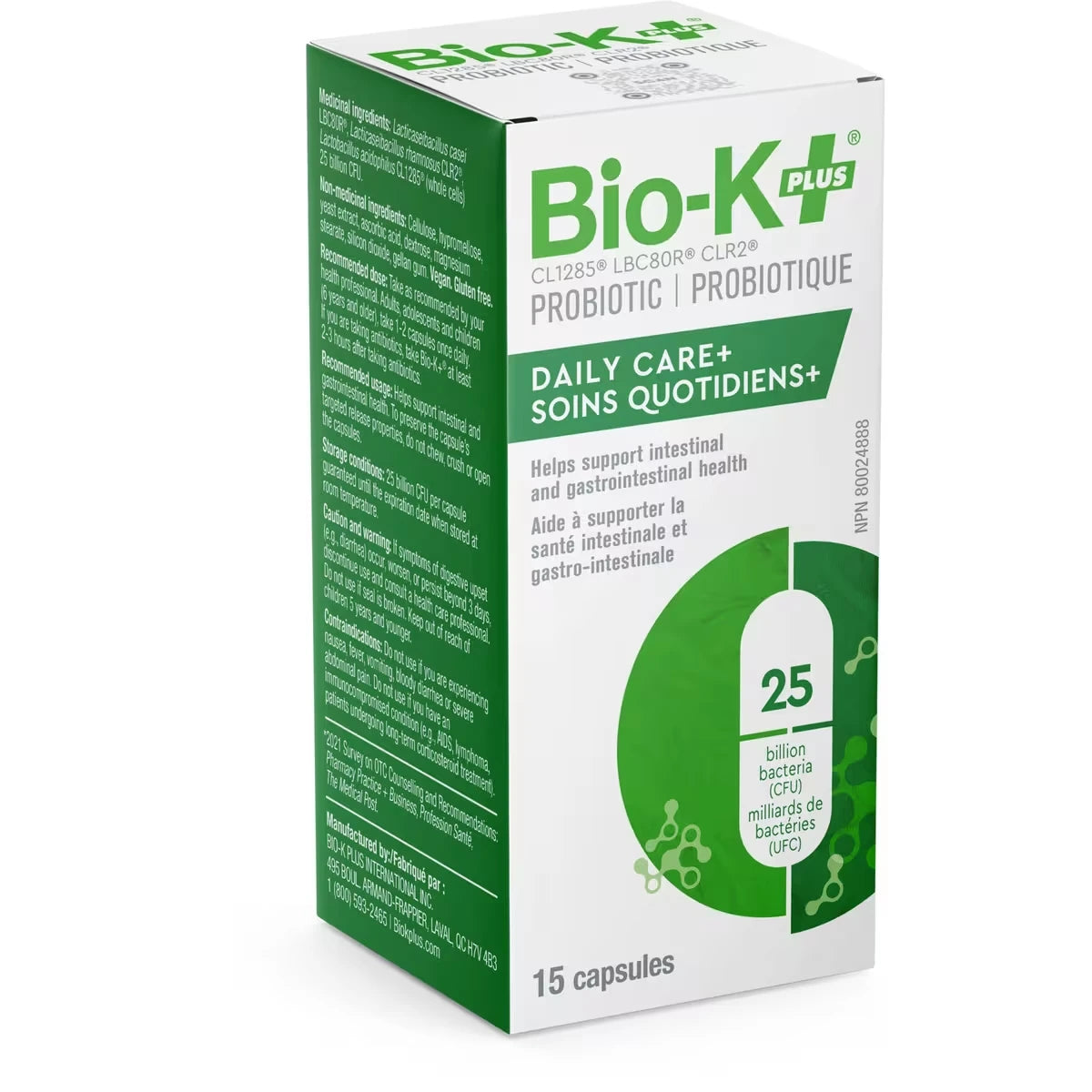 Probiótico Cuidado Diario 25 Mil Millones Bio-K