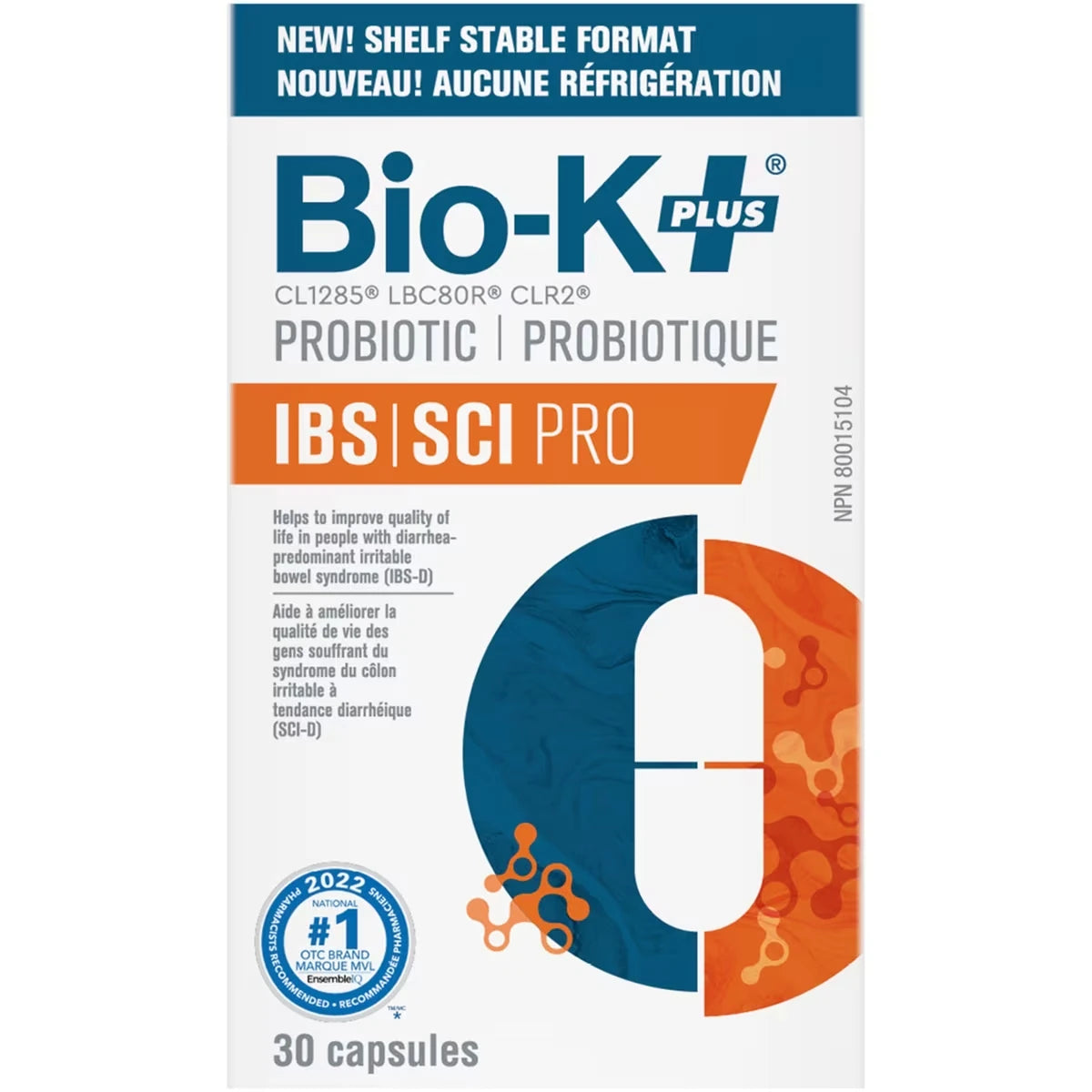 Probiótico SCI Pro 30 Cápsulas Bio-K
