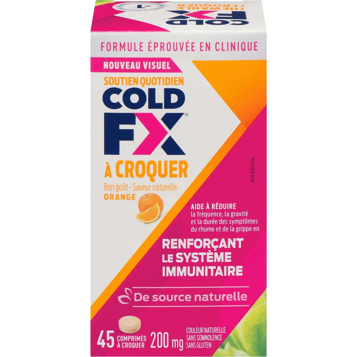 Suplemento Masticable de Uso Diario Cold Fx