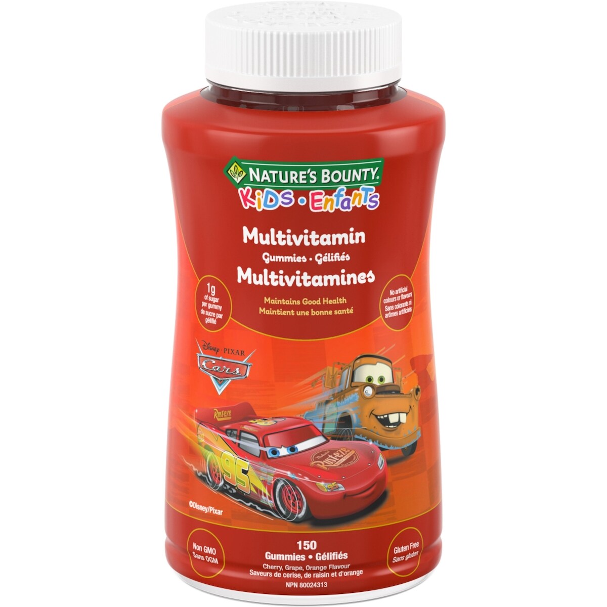 Multivitamínico Infantil Cars Disney Pixar Natures Bounty