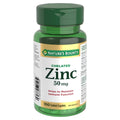 Zinc en Comprimidos Recubiertos 50 mg Natures Bounty