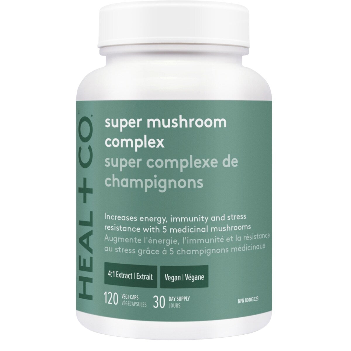 Suplemento Súper Complejo de Hongos Heal & Co.