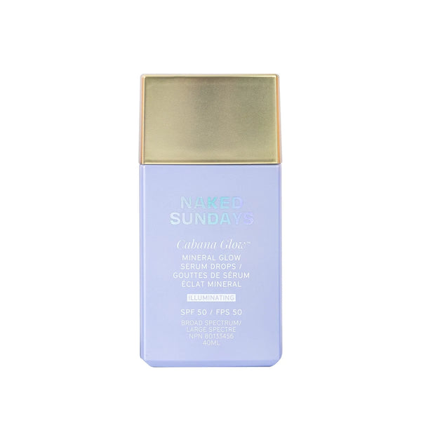 Protector Solar en Gotas Cabana Glow Mineral SPF 50 Naked Sundays