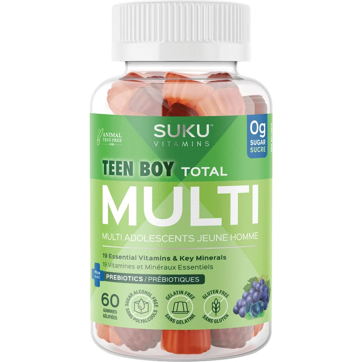 Multivitamínico para Adolescentes Hombres SUKU
